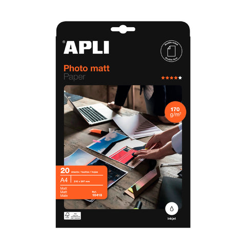 Papel Fotográfico MATE A4 170 GR