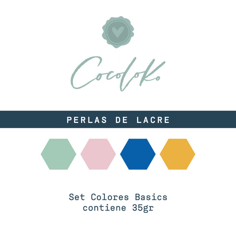 Set de perlas de lacre - Colores Basics