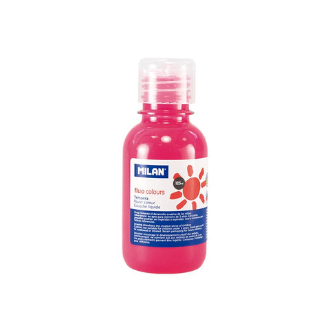 Témpera Colores Fluor 125 ml Milan