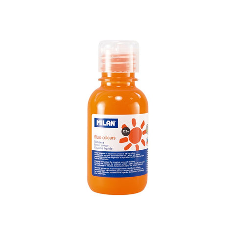 Témpera Colores Fluor 125 ml Milan