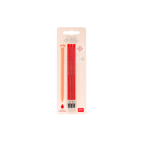 Set de 3 recargas para bolígrafo de gel Legami