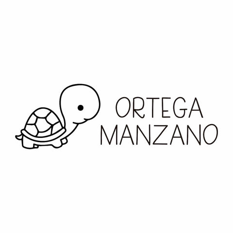 Sello para Ropa - Familia Turtle I nº 8