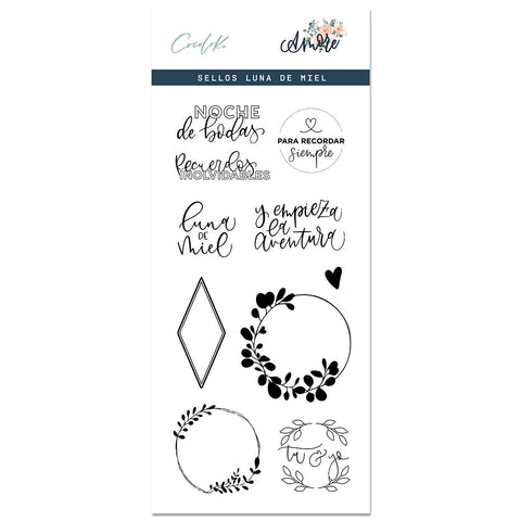 Sellos de Scrapbooking LUNA DE MIEL