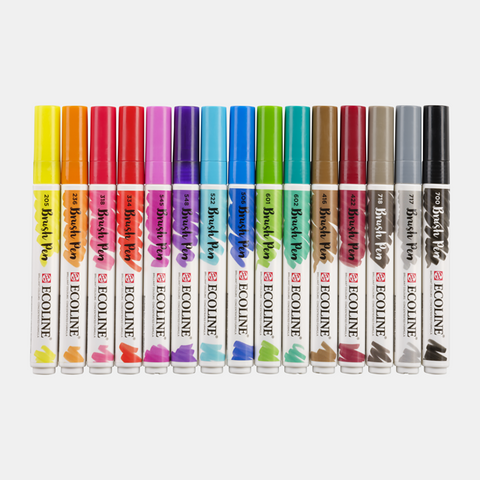 Rotuladores Ecoline Brush Pen Set 15 Colores