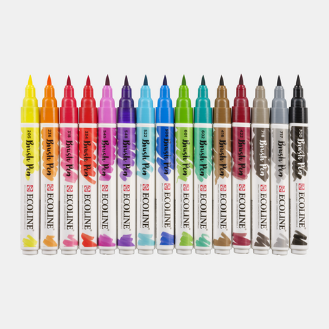 Rotuladores Ecoline Brush Pen Set 15 Colores