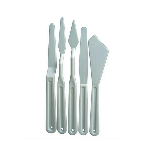 ESTUCHE DE 5 ESPÁTULAS DE PLÁSTICO