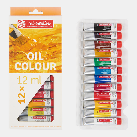 Set 12 tubos 12 ml de óleo ArtCreation