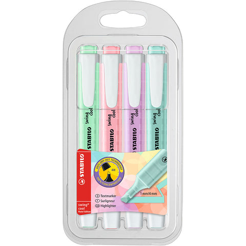 Fluorescente Swing Cool Pastel Pack de 4