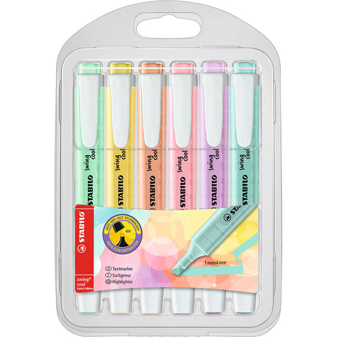 Fluorescente Swing Cool Pastel Pack de 6