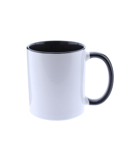 Taza Blanca Cerámica Colores Personalizada