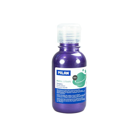 Témpera Colores Metalizados 125 ml Milan