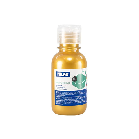 Témpera Colores Metalizados 125 ml Milan