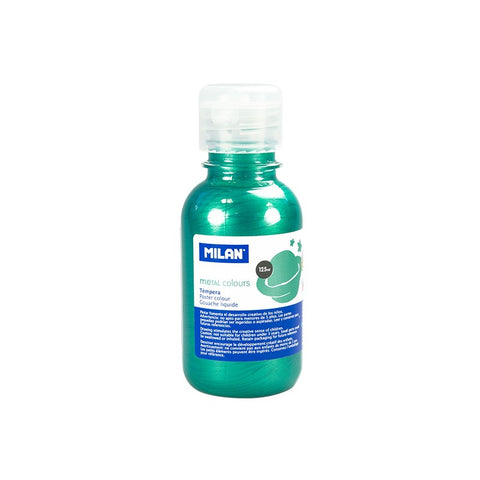 Témpera Colores Metalizados 125 ml Milan