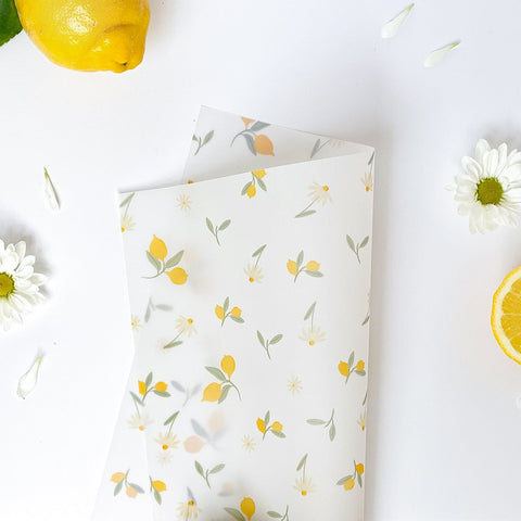 Vellum Lemons 12"x12" Picnic
