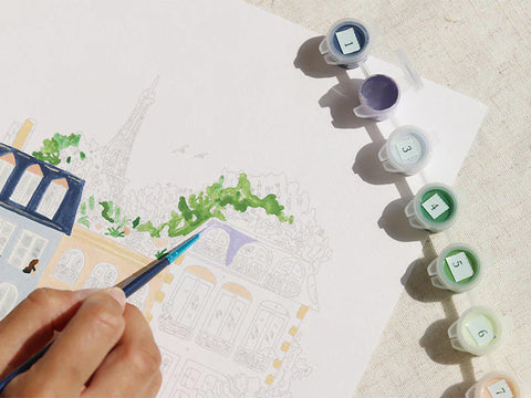 Kit pintar por números – Petit Pinceau – París