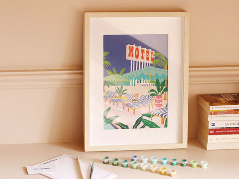 Kit pintar por números – Petit Pinceau – The Motel Pool