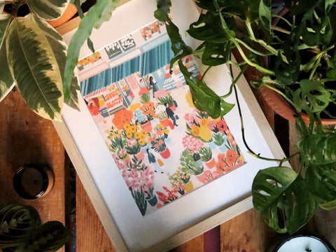 Kit pintar por números – Petit Pinceau – Flower Market