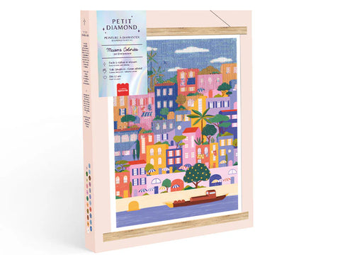 Pinta por Números - Petit Diamond- Masions Colorées