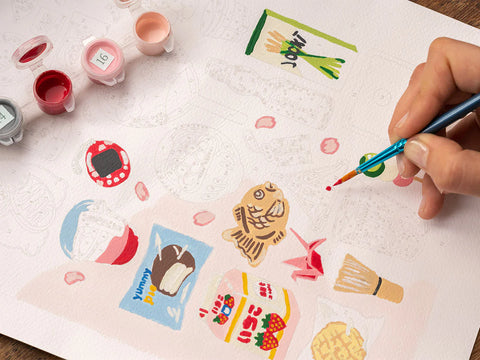 Kit pintar por números – Petit Pinceau – Weekend en Tokyo