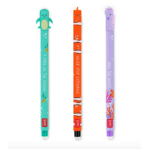 Set de 3 Bolígrafos de Gel Borrables
