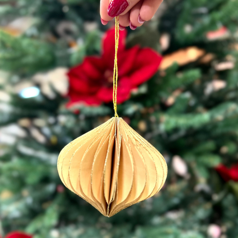 Adorno Árbol Origami Purpurina