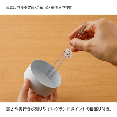 Multi Ruler (16cm) Blue A