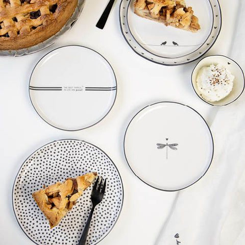 Plato de postre Dragonfly Bastion Collections