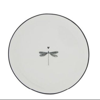 Plato de postre Dragonfly Bastion Collections