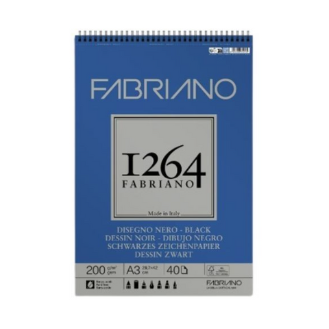 Bloc Dibujo Negro Fabriano A3/A4