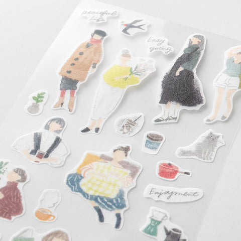 Sticker 2637 Two Sheets Fashion