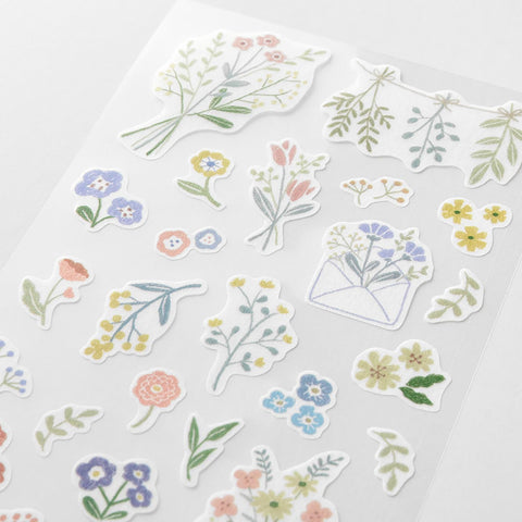 Sticker 2639 Two Sheets Flowers
