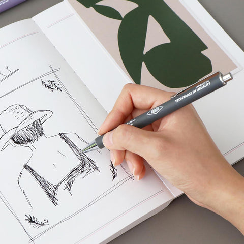 Non-Slip Smooth GEL Pen 0.38 Green