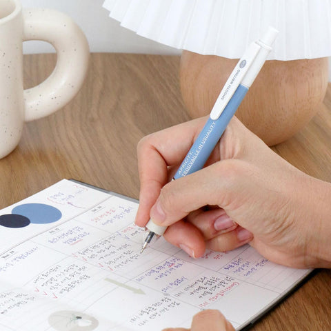 Smooth 3-Color Pen 0.38 01 Indi Blue