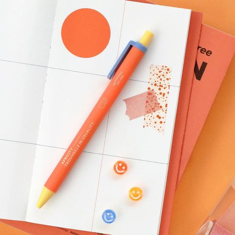 Bubbly Gel Pen 0.38 04 Tangerine