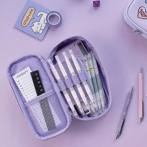 Doodle Pen Pouch 04 Lavender