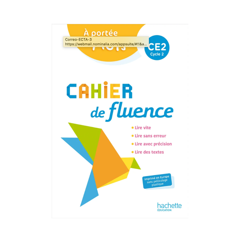 Cahier de fluence CE2 - A portée de mots - Cahier élève - Ed. 2022