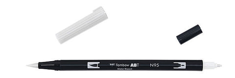 Rotulador ABT DUAL BRUSH Tombow - Black & Grey