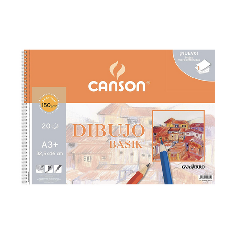 Bloc de Dibujo Basik Guarro Liso A3+ 20 hojas 150 g