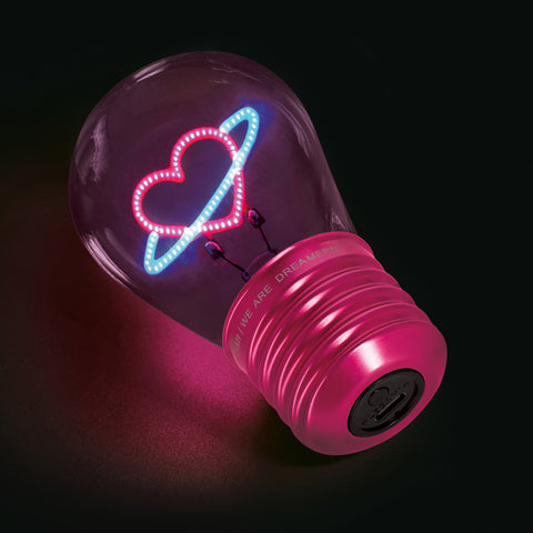 Lámpara Decorativa de Mesa en Forma de Bombilla - Love Is in the Air - Bulb Fiction