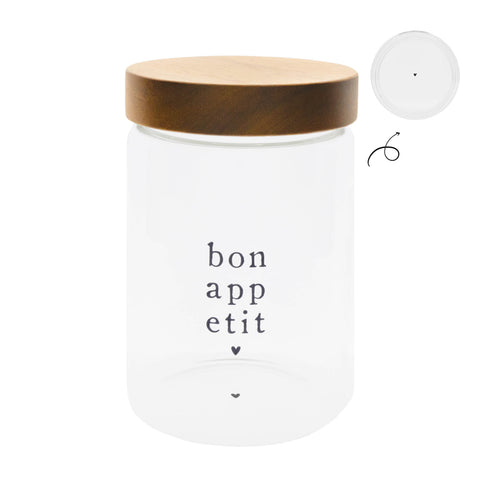 Recipiente de cristal Hearts/Bon Appetit Bastion Collections