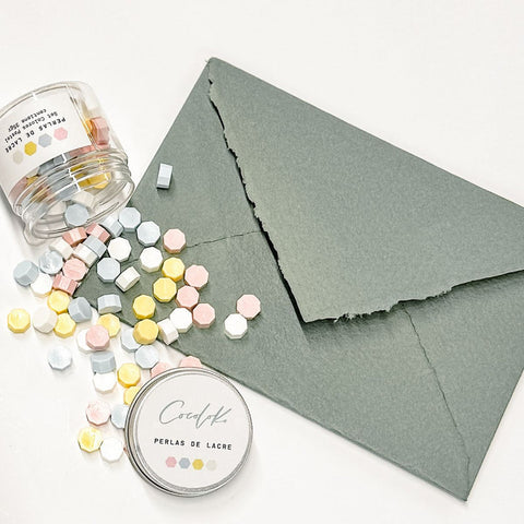 Set de perlas de lacre - Colores Pastel