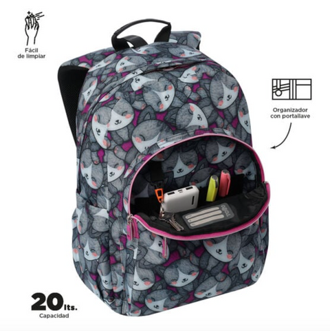 Mochila Acuareles - Kitten Rose Totto