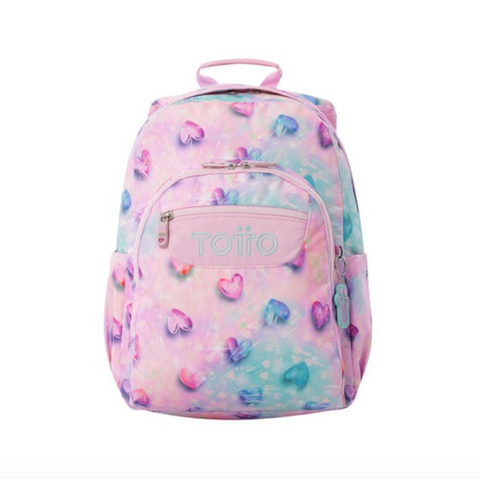 Mochila Acuareles Glitter - Shiny Heart Totto