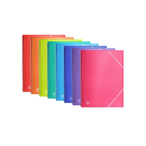 Clasificador Espiral con 40 fundas transparentes A4