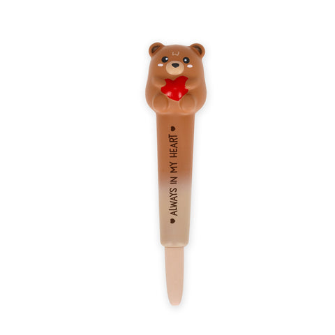 Bolígrafo de Gel Antiestrés Teddy Bear «Always In My Heart» - Squeezies