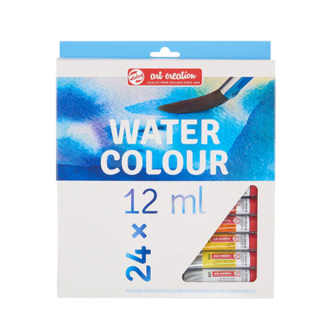 Set Acuarela de 24 Tubos de Colores 12 ml Art Creation
