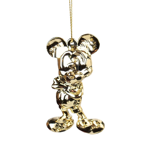 Adorno Mickey Cromado Dorado Disney