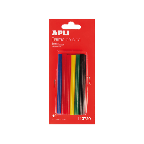 Barra de Cola de Colores 12u APLI