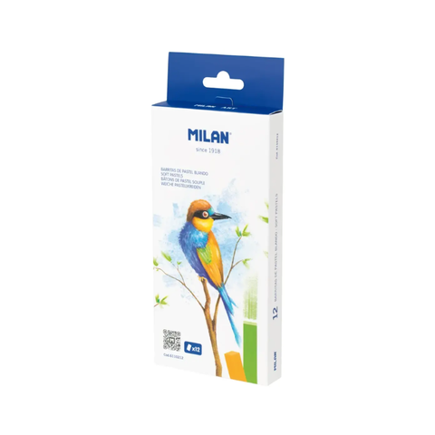 Caja de 12 barritas soft pastel MILAN Art