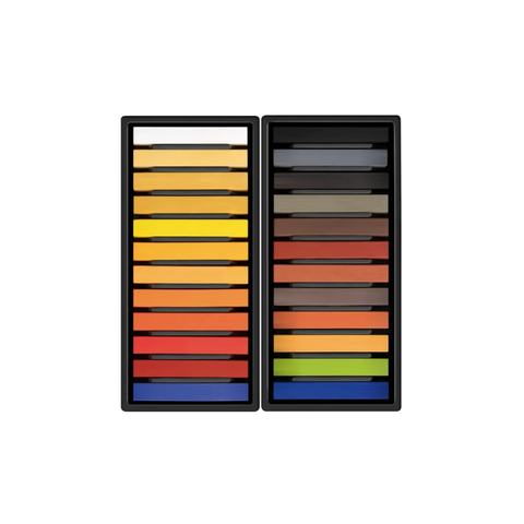 Caja de 24 barritas soft pastel colores retrato MILAN Art